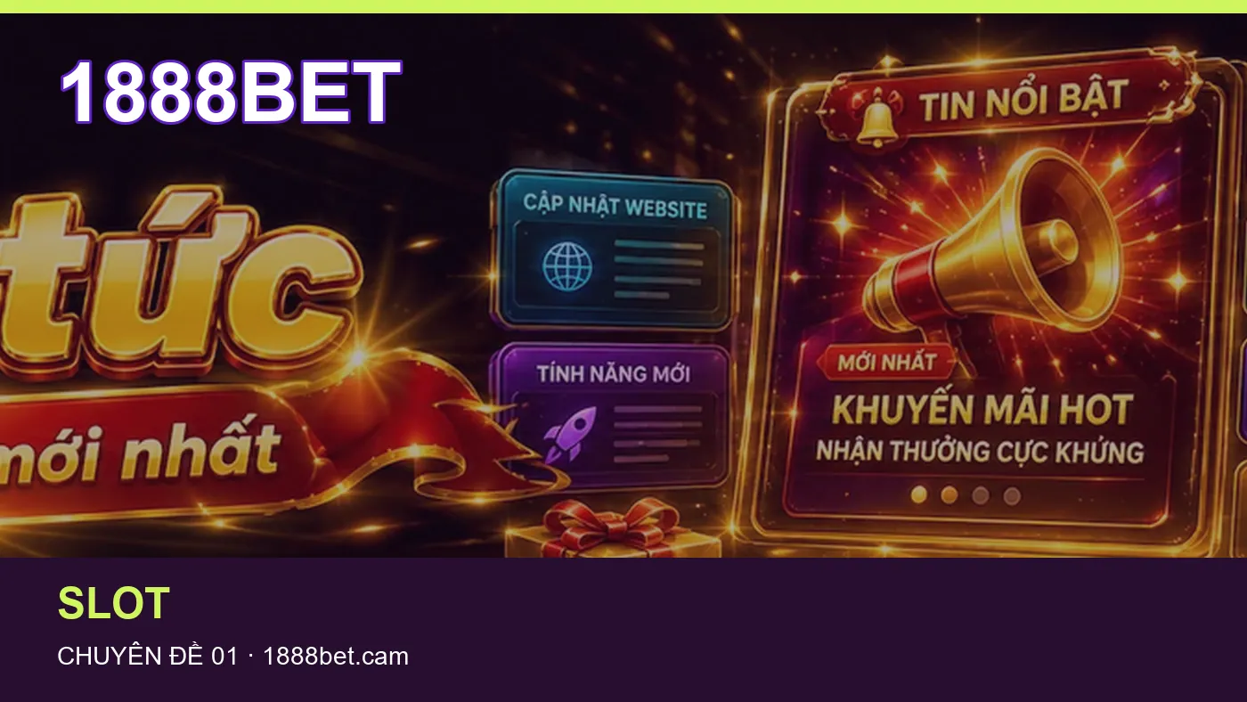 Trải nghiệm Slot trên điện thoại cùng cẩm nang 1888BET